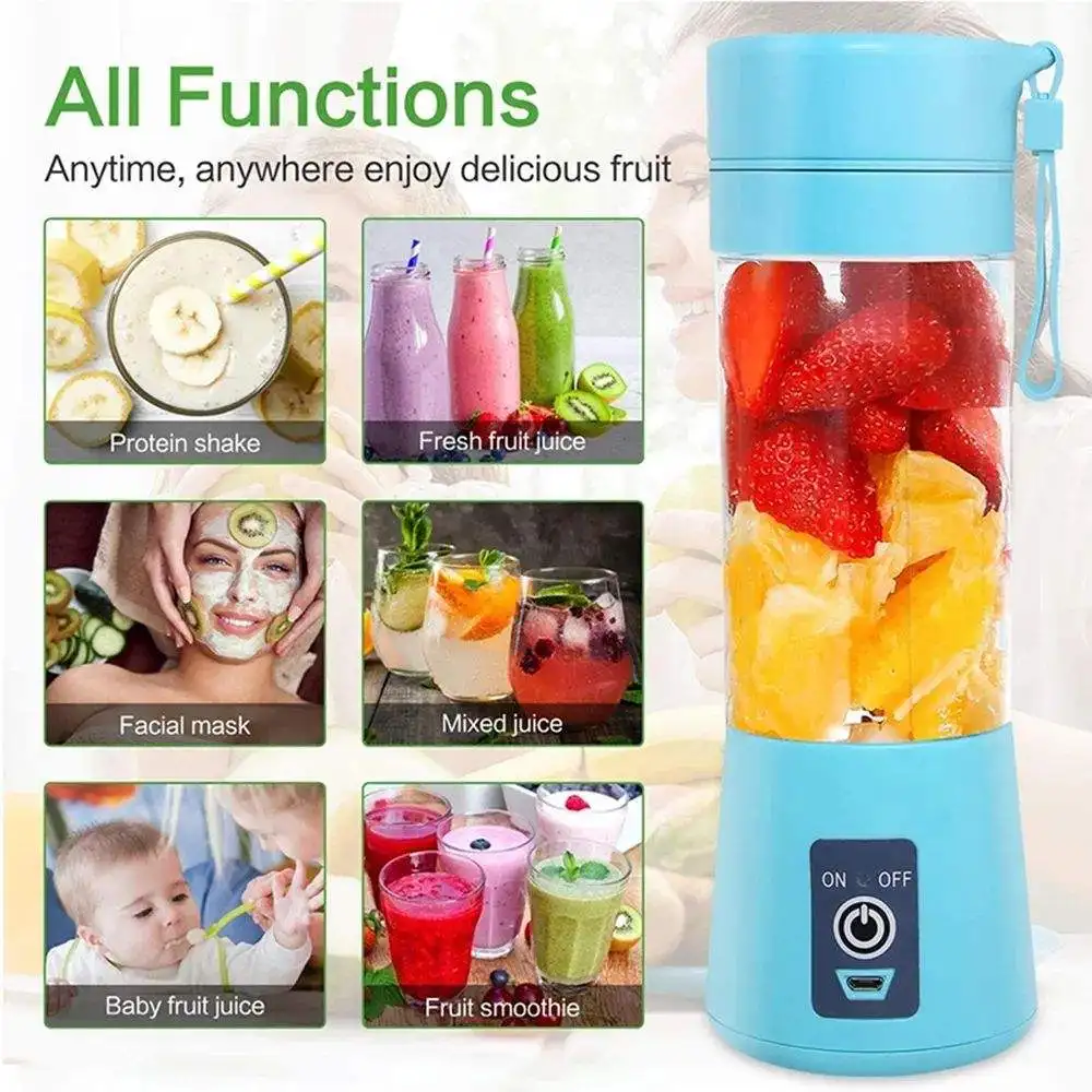 Portable Fruit Electric Blender Professional Smoothie Juicer Fruit and Vegetable Mixer cup machine portable