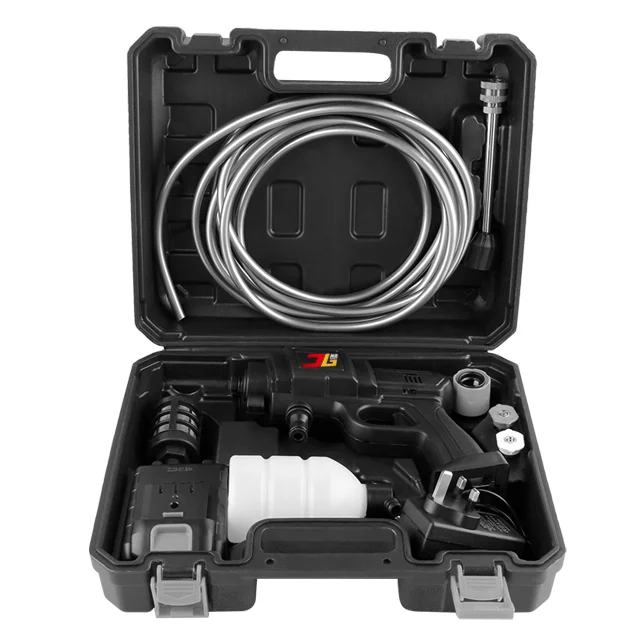 Car Washer High Pressure Portable Wash Gun 12V 24V 48V Cordless Electric Cleaning Machine Lithium Battery Washer Spray Gun