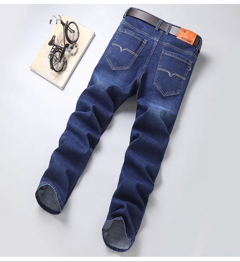 2022 hot sale wholesale custom stylish Blue baggy denim pantalones pant men jeans