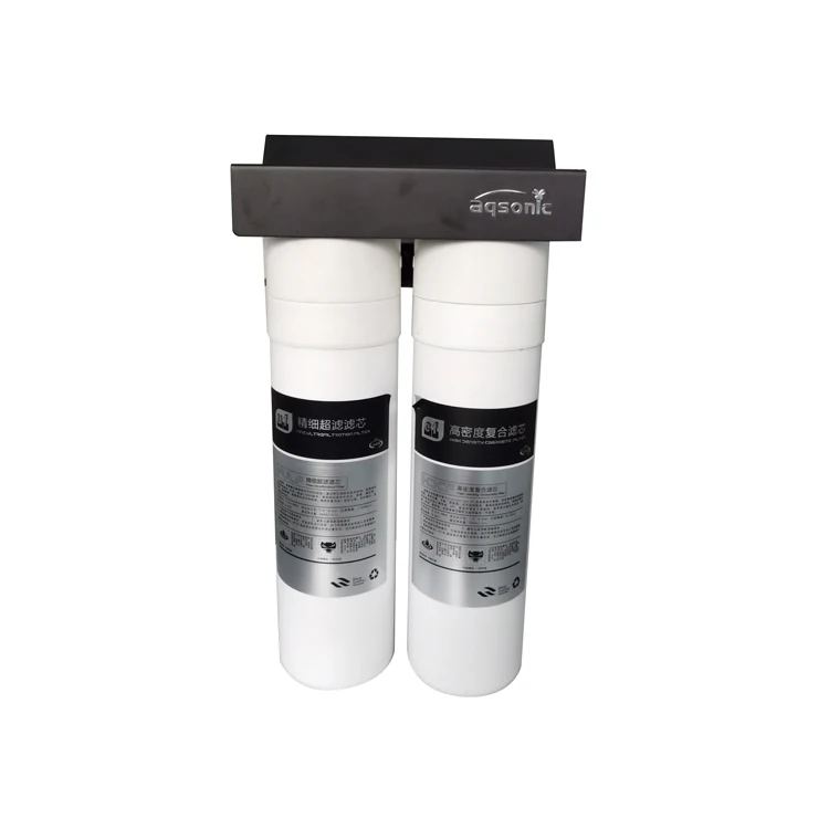 Large flow water purifier bayonet type 10-inch 2-stage UF water purifier quick replacement of filter element