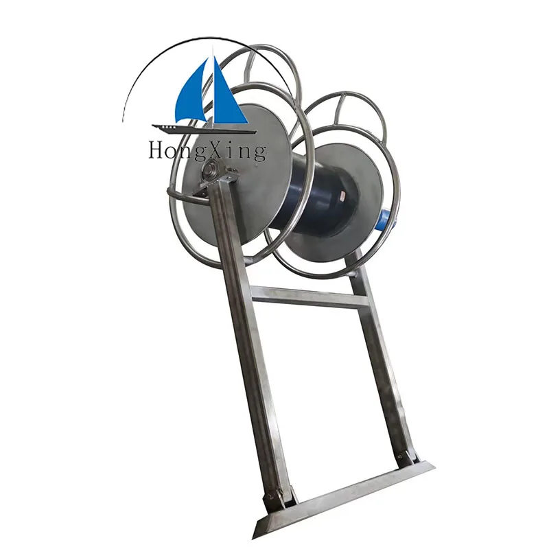 Single wheel double retainer net winch Special Hot Selling Marine Hardware Pulley Hydraulic Fish Net Hauler