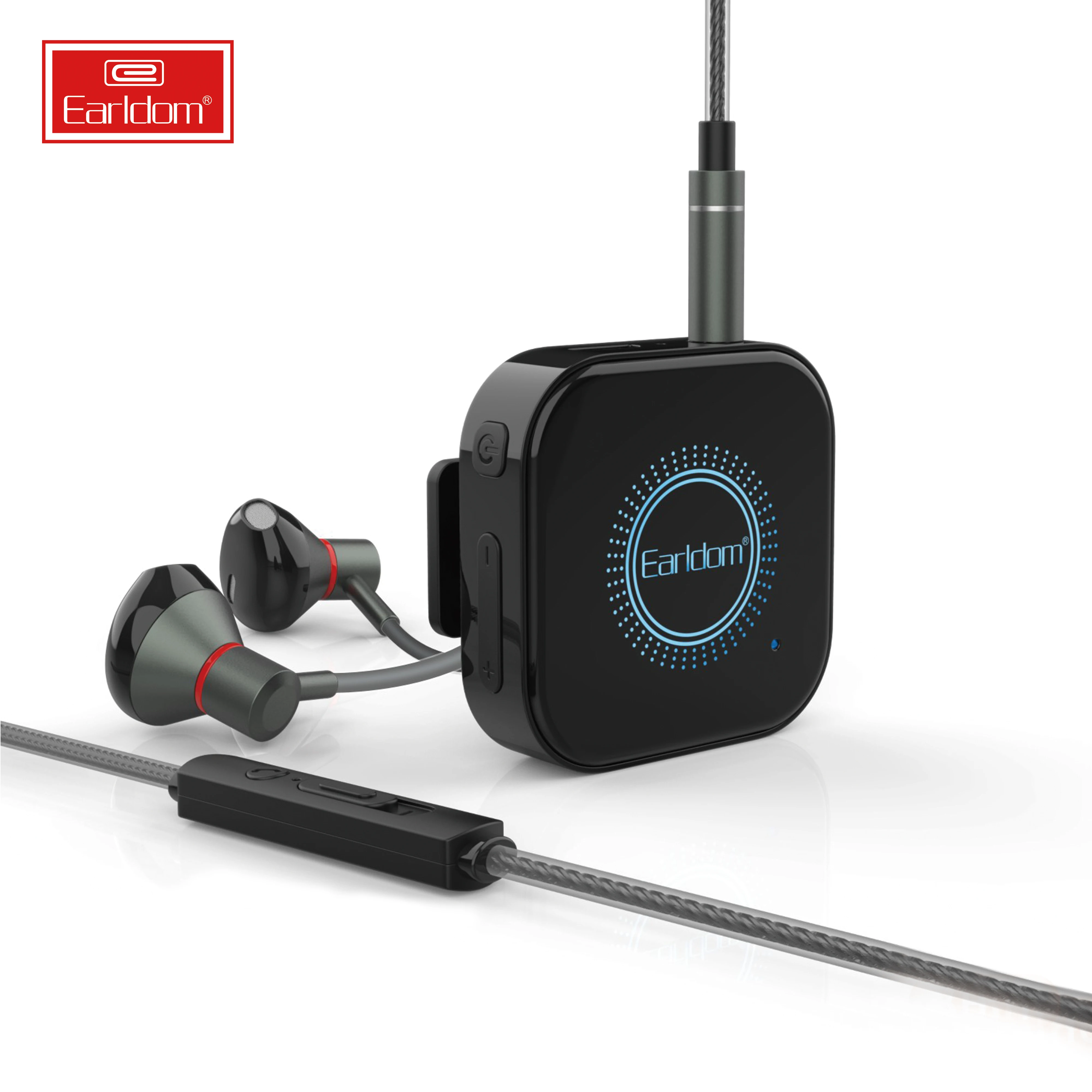 Earldom Bt 5.0 Receiver For 3.5mm Jack Earphone Wireless Adapter Bt Aux Audio Music Transmitter For Headphone