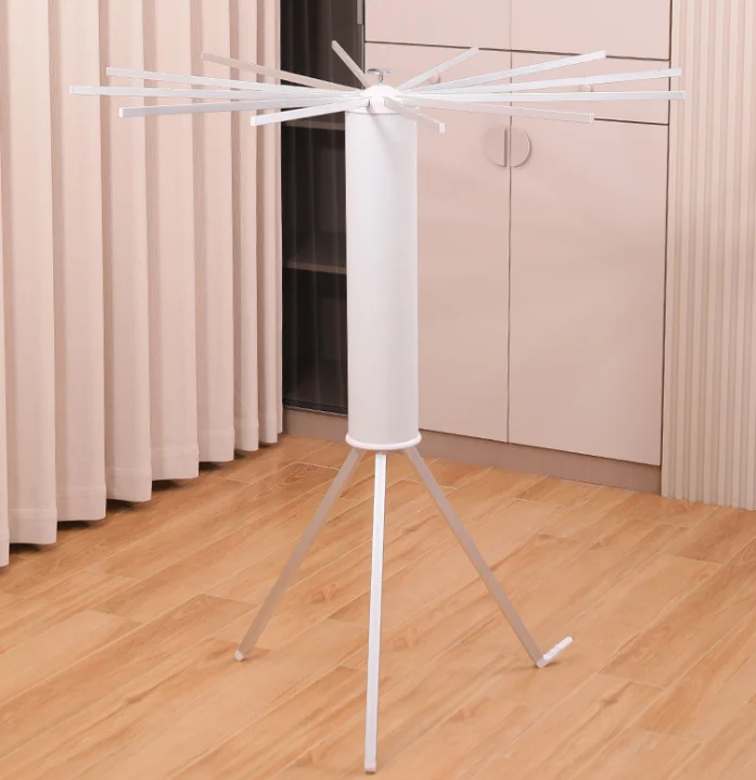 YHY24201-AL12 Hot selling umbrella-type Foldable retractable Laundry Clothes Drying Octopus stand rack Indoor outdoor balcony