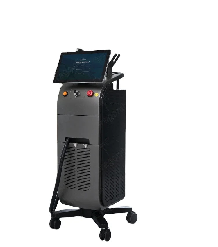 Permanent hair removal laser ice 4k screen 808nm diode laser hair removal Life time maintenance machine