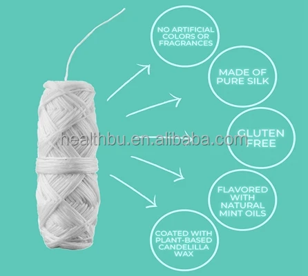 100% Eco Friendly Dental Floss/Corn Dental Floss