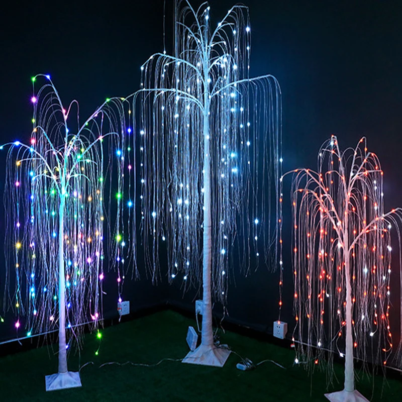 Web celebrity hot style  Beautiful 1.2/1.5/1.8m willow tree light for Various scene decorations