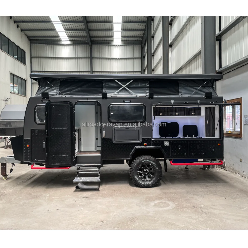 2024 16ft 4X4 Luxury Off-Road Pop-Up Camper Lightweight Overland Offroad Travel Trailer Off Road Camper Caravan