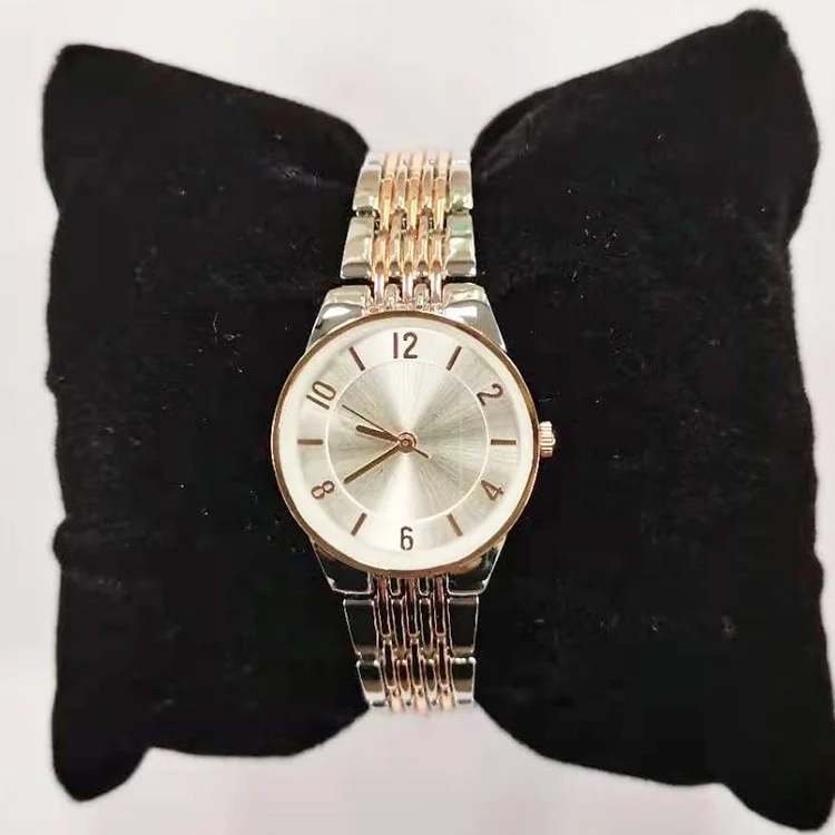 Luxurious Bangle Gift Small Wrist 26mm Shiny Face Metal Binding Strap With Jewelry Buckle Quartz Watch Women