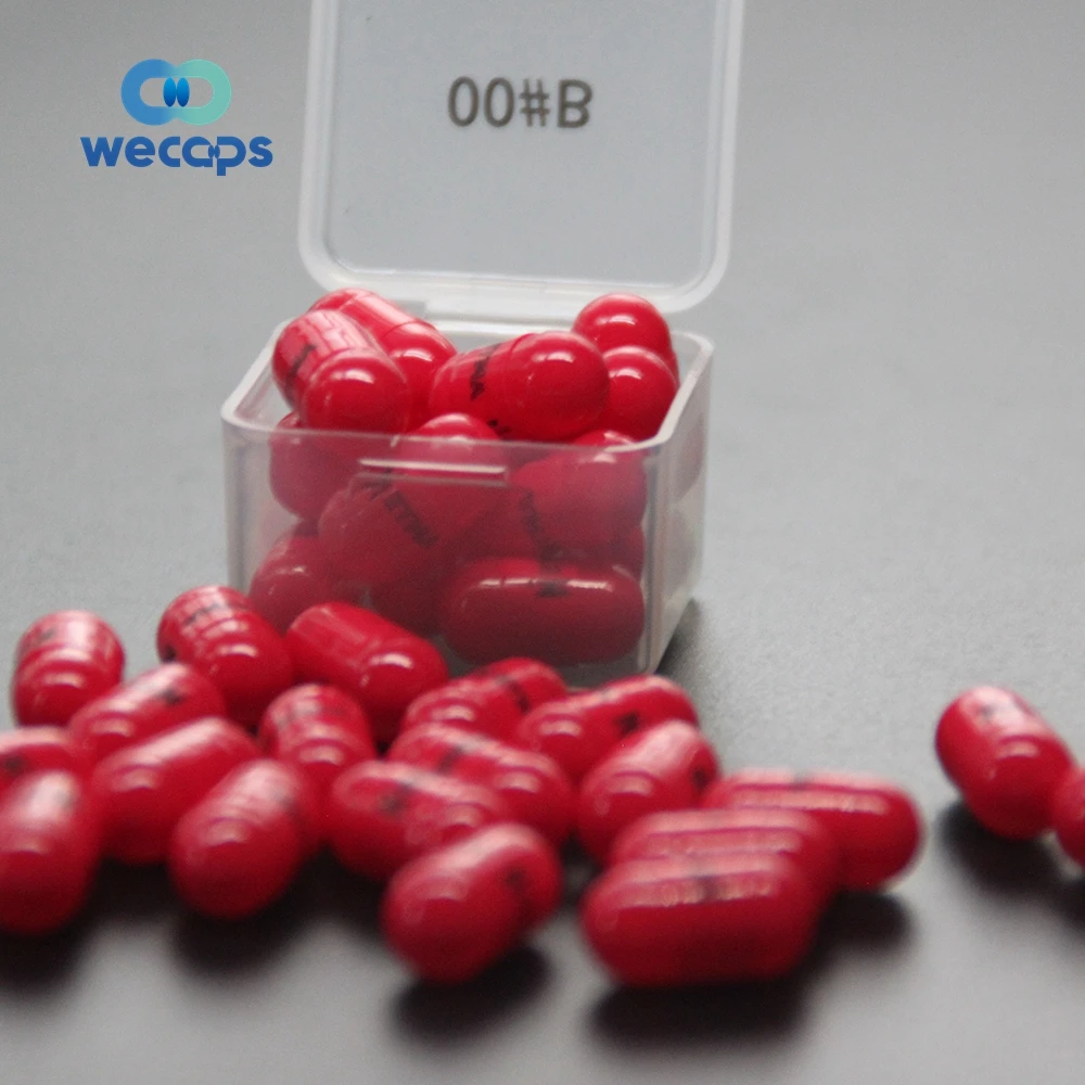 Wecaps оптовая продажа 00 # B пустые капсулы Пустые твердые желатиновые