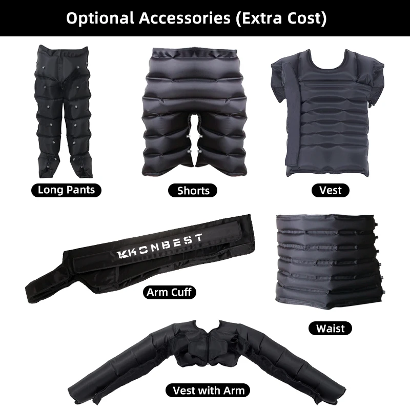 6 Chambers with 5200mAh Custom Logo Air Pump Compression Pressure Therapy Recovery Boots Full Leg Massager System Device