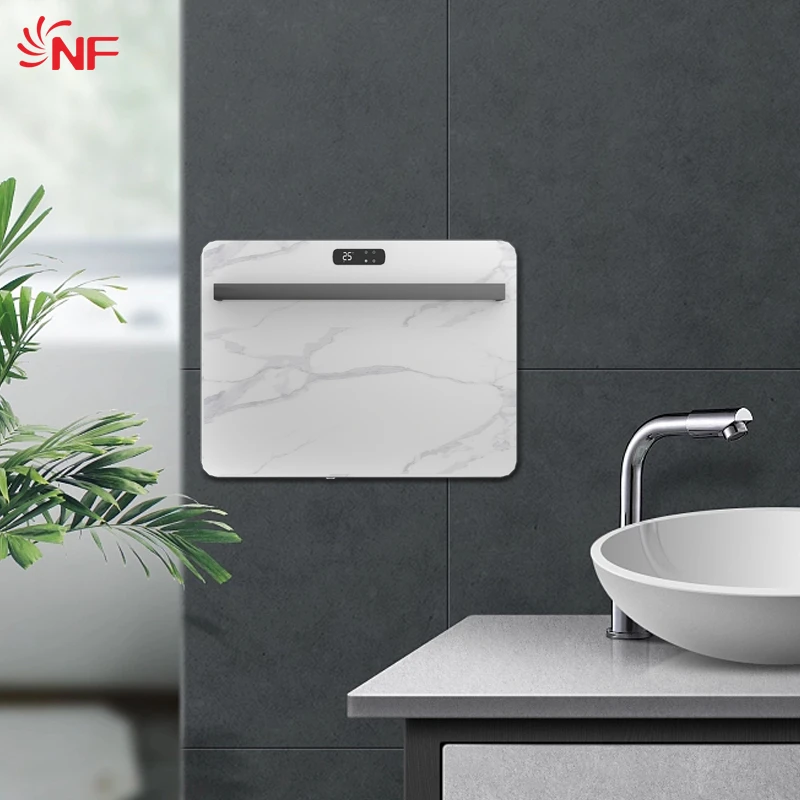 Smart Heated Towel Rail Wall Mounted Electric Towel Rack Shelf Heated Towel Warmer