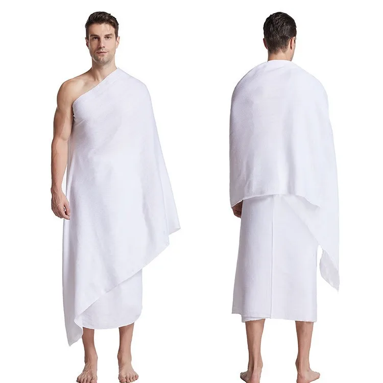 1.4kgm men ihram set pilgrimage clothes handuk turki tube muslim arab hajj ihram umrah towel microfiber ihram micro fiber