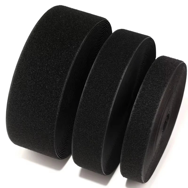 Custom Sizes Stretch Hook Loop Fastener Tape/Fabric Magic Tape Hook And Loop Velcro Elastic Band