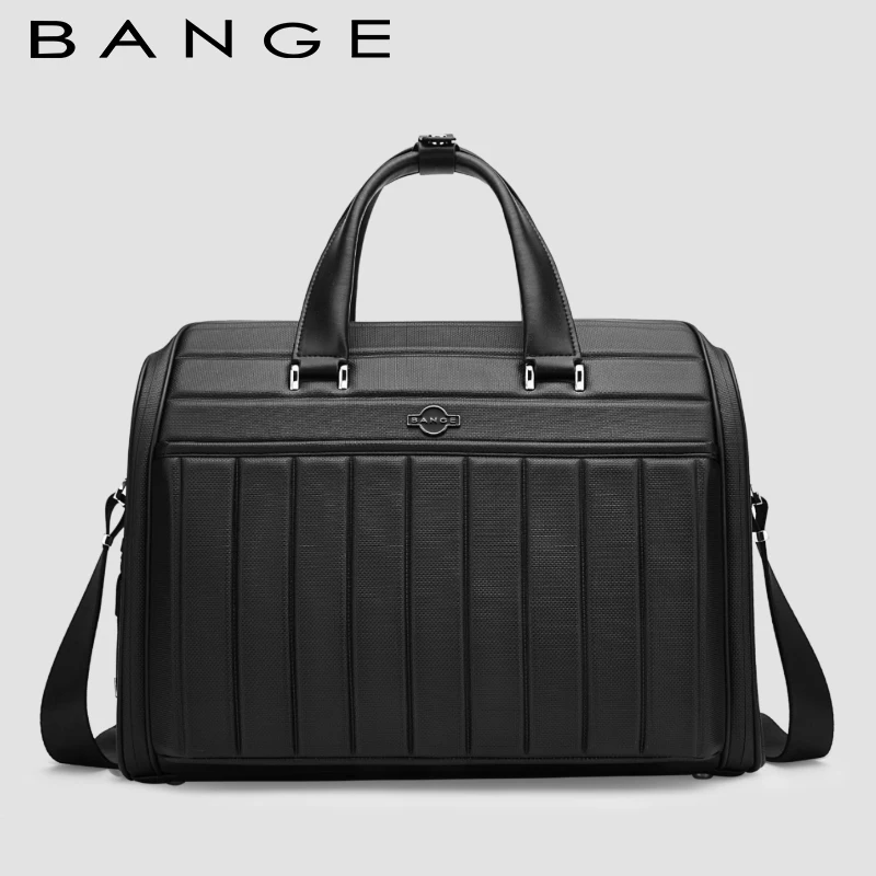 BANGE new arrivals premium microfiber briefcase bag luxury office business shoulder laptop bag sling bag briefcase