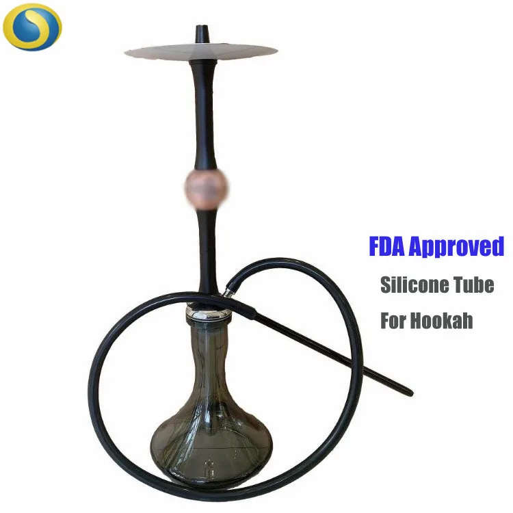 Food grade soft touch matte finish Hookah hose silicone