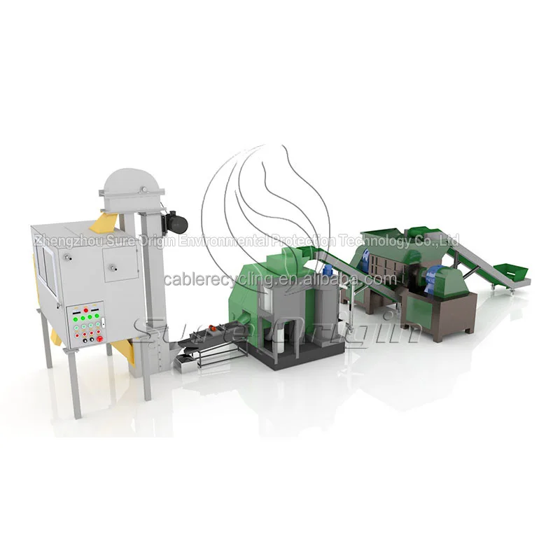 Mini Size Cable Separator Scrap Copper Wire Granulator And Separator Recycling Machine Equipment
