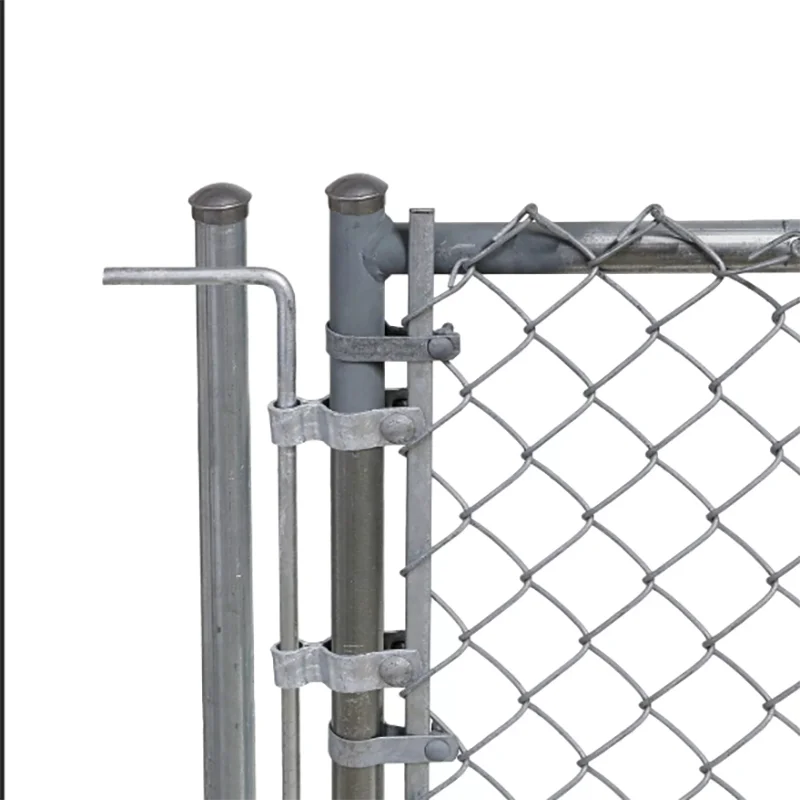Boundary wall galvanized pvc coated wire mesh chain link fence for sale Cyclone netting