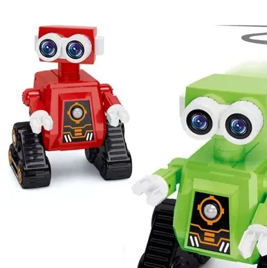 Лидер продаж интерактивный Интеллектуальный умный Программирование детей обучающий пульт дистанционного управления Электрический робот-головоломка игрушка