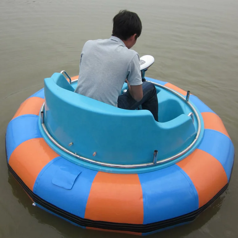 Бампер лодка waterplay ремесла аквапарк развлечения для детей и взрослых Электрический 2 человека красочный бампер аквапарка