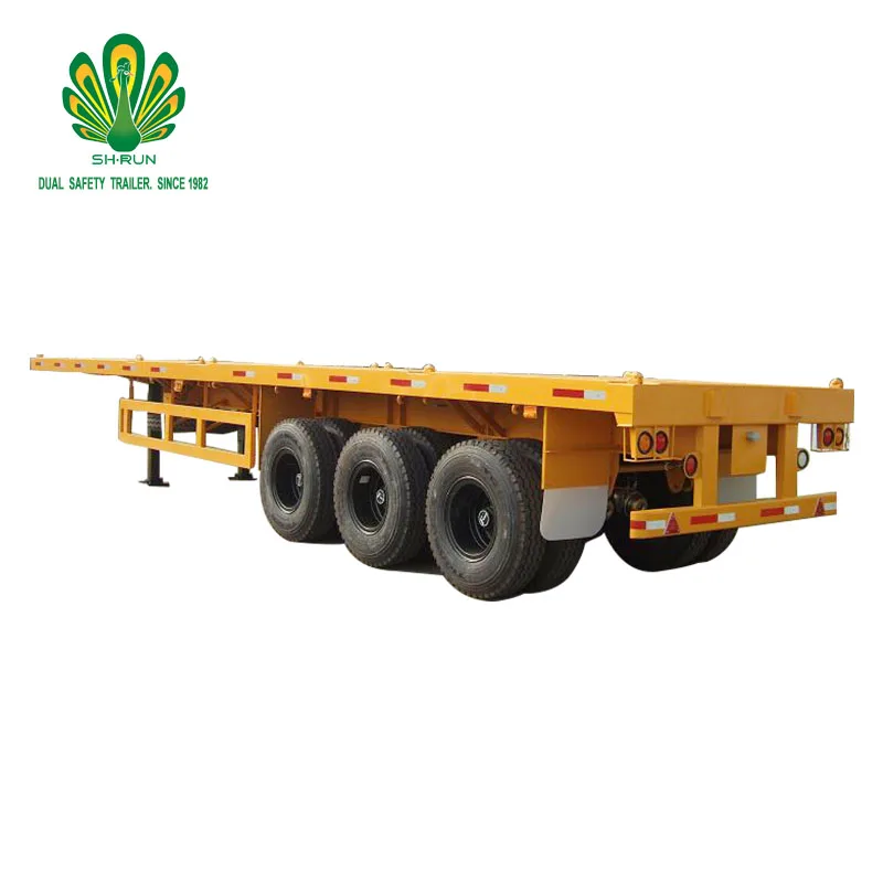 3 axle 40ft 70ft container carrier trailer malaysia 20ft truck trailers