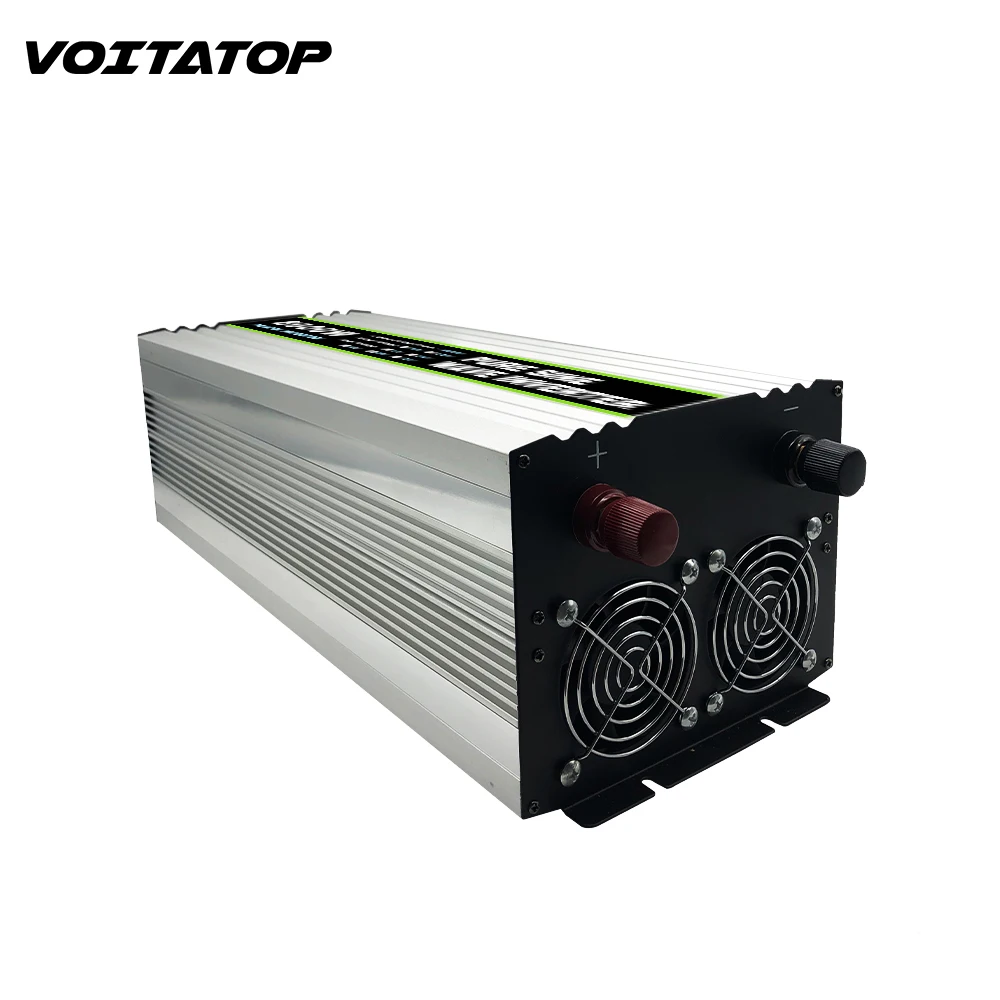 Intelligent 8000w pure sine wave inverter 12v 24v to 220v  50~60hz with Overload protection