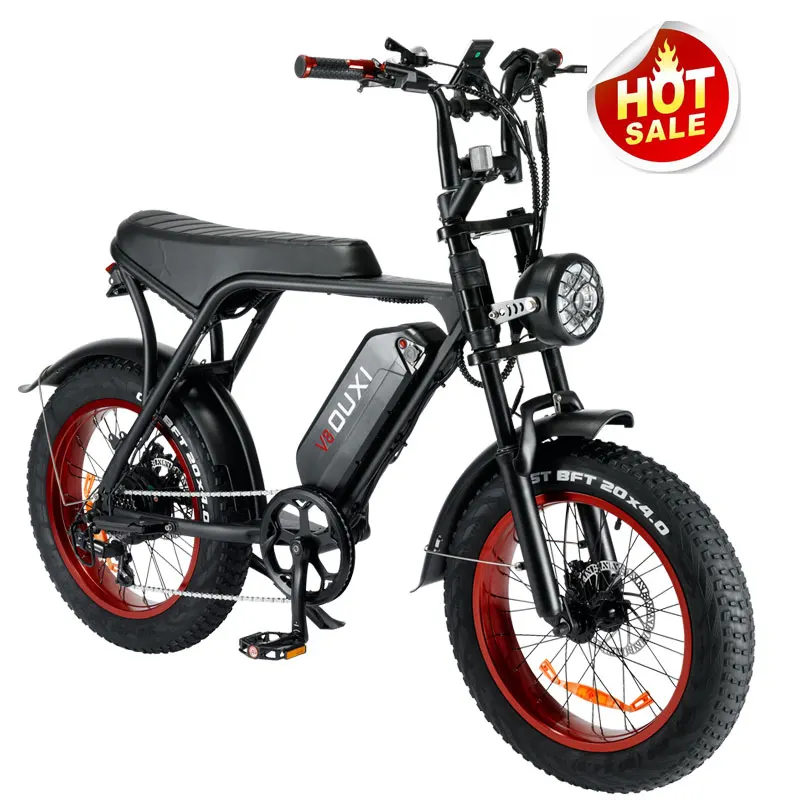 OUXI H9 tamobyke V 2.0 all terrain electric fat tire bike us usa electric fat tire bike