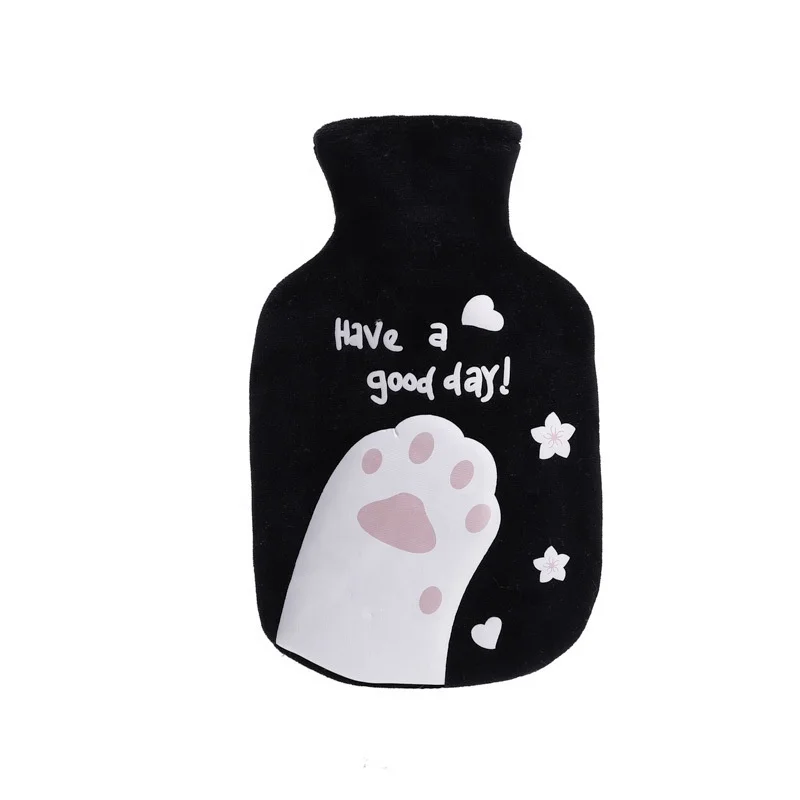 350ml Factory Wholesale Custom Reusaber Hot Water Bottles Rubber Hot Water Bag With Covers