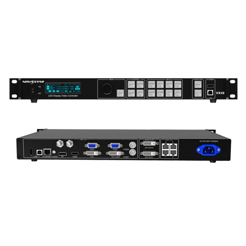 Novastar VX400 VX400S VX4S-N светодиодный экран дисплей все в одном контроллер светодиодный видеопроцессор