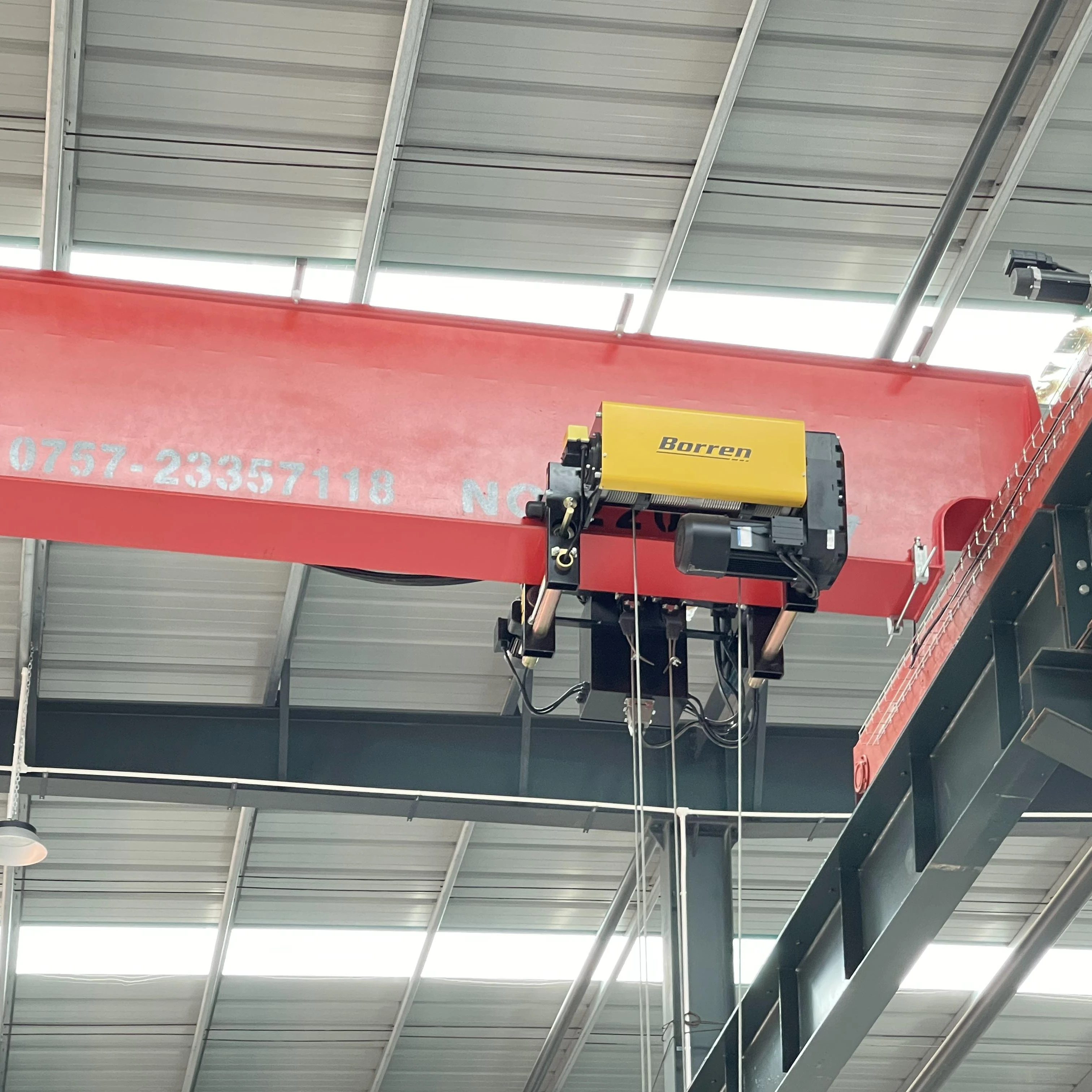 5ton overhead crane single girder crane end beam crane workshop use