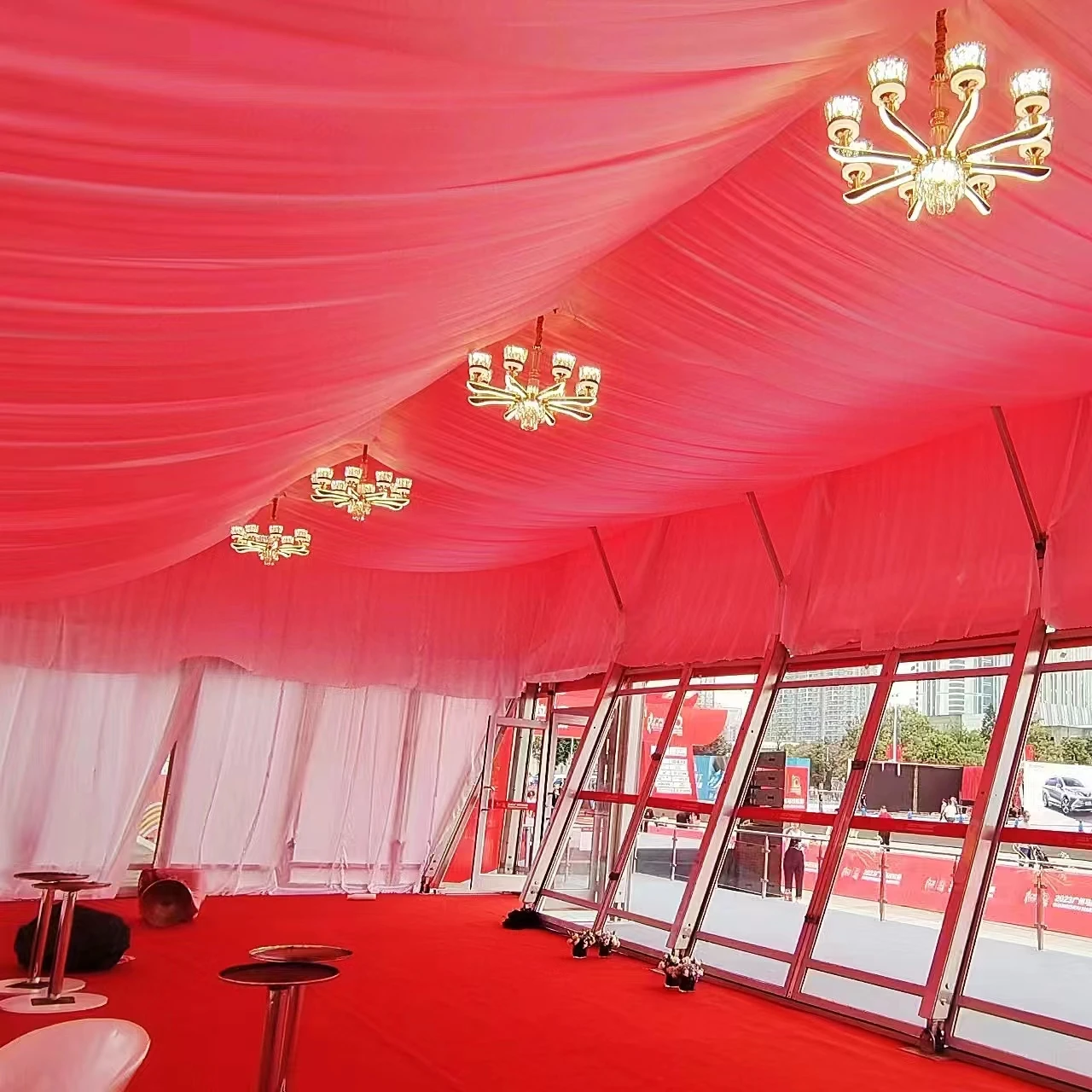 Langrun project Tent for Events Wholesale Big Large White Outdoor  Wedding Party Marquee Tent For Guangzhou Marathon