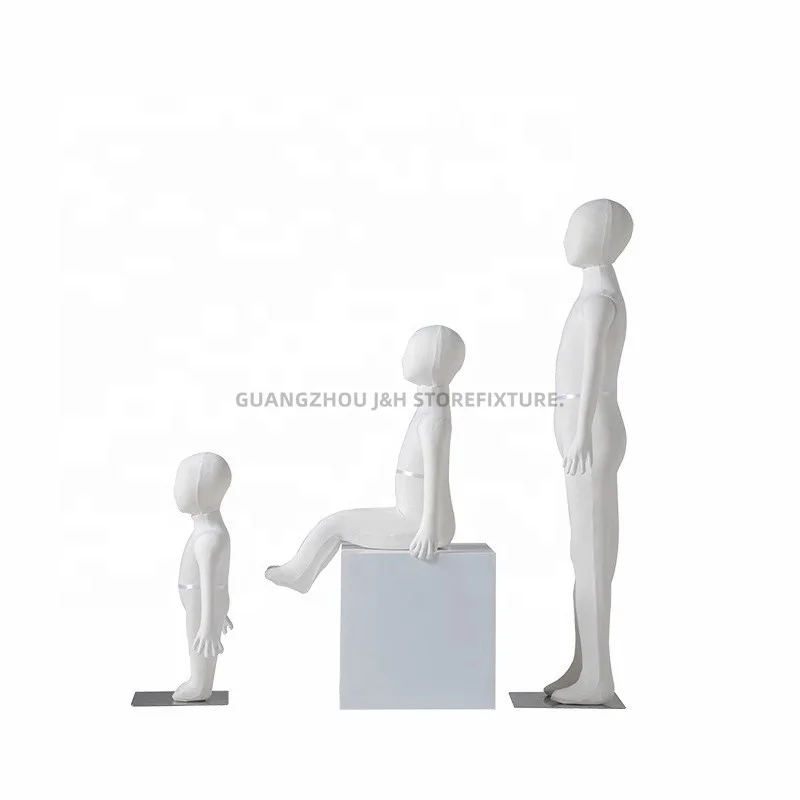 Fashion Soft Full Body Kids Mannequin Kid Doll Boy Girl Standing Sitting Dummy Baby Mannequins For Clothing Display
