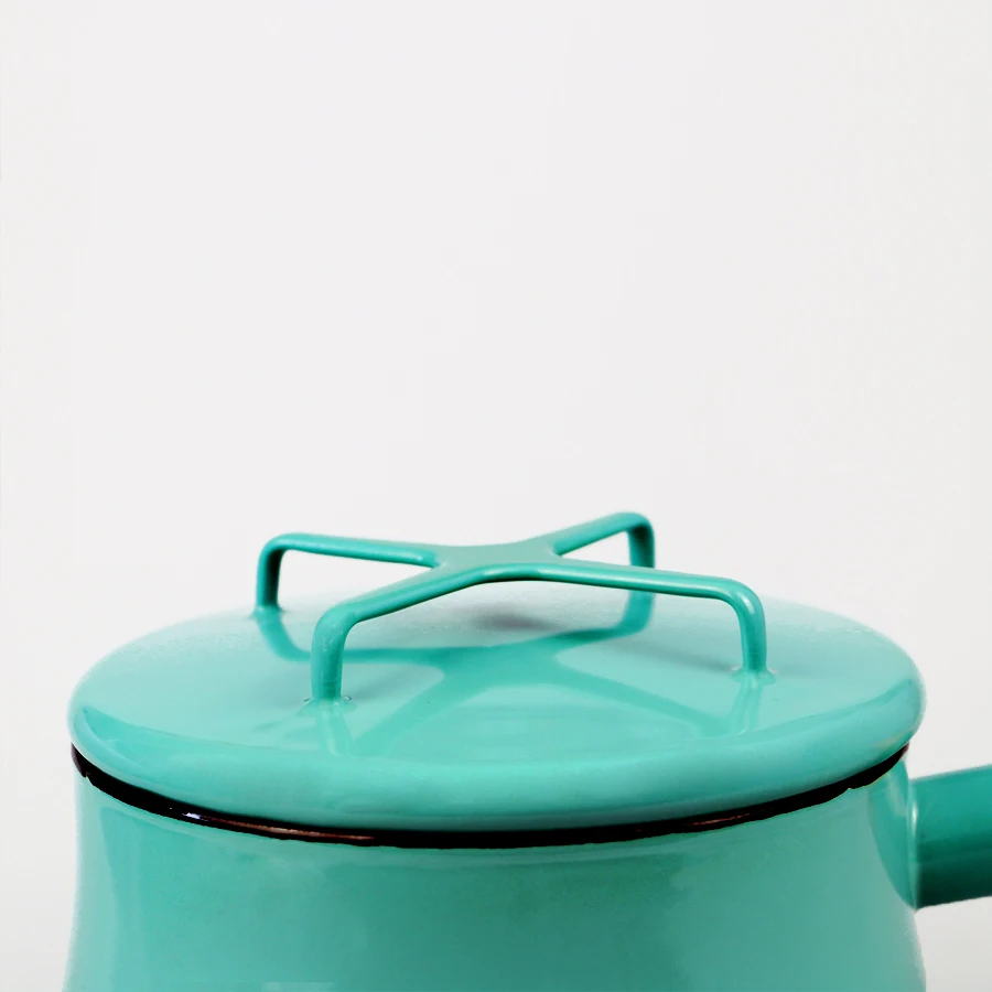 19cm european high-end custom floral enamel coated cast iron cooking stew pot cookware