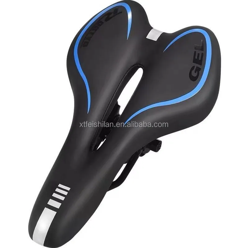 Soft and Comfortable Bicycle Saddle Leather and PU Material with Ventilation Function for Road and Mountain Bikes