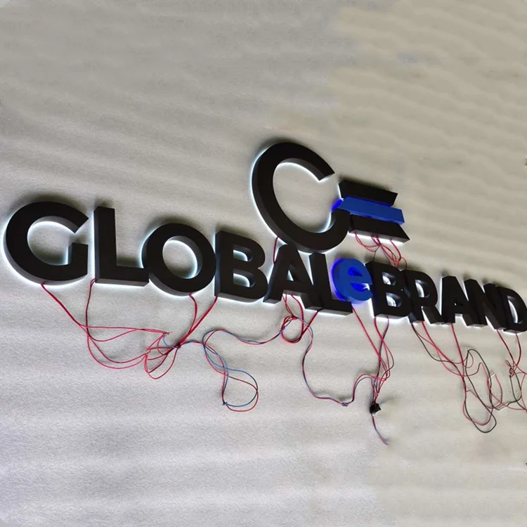 
Bobang магазин Логотип Название вывеска акриловая доска светодиодная подсветка буквенный знак 