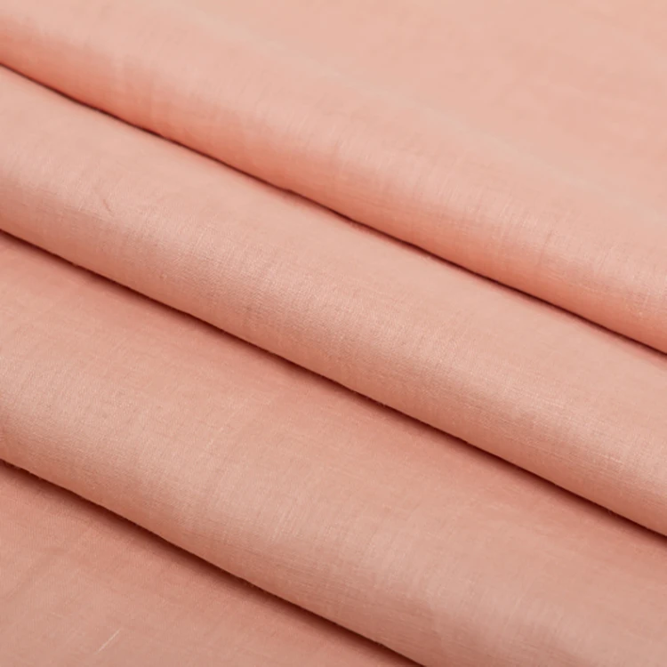 Ramie Fabric for Garments Manufacturer Wholesale Ramie Soft Breathable Summer Textile for Making Dress Shirts Clothing