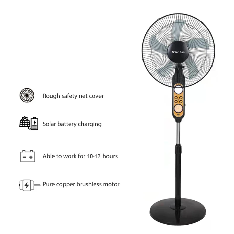12V DC solar fan solar panel AC DC rechargeable fan cheap outdoor household support solar fanindoor solar fan