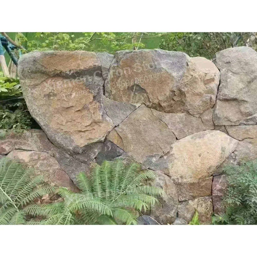 New garden/landscape irregular wall stone cladding for hardscape and backyard big flagstone