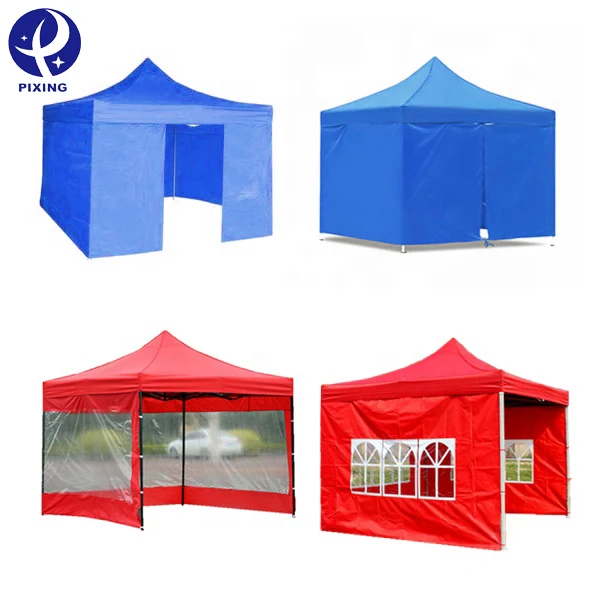 PIXING High Quality Pvc Windows For Tent Popup Shade Canopy Outdoor Folding Tent Gazebo Canopy Awnings