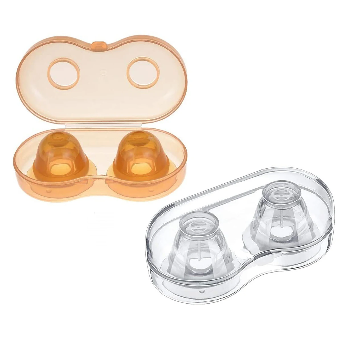 Custom Logo Silicon Nipple Corrector Breast Pullers Suckers with Carry Case Pairs