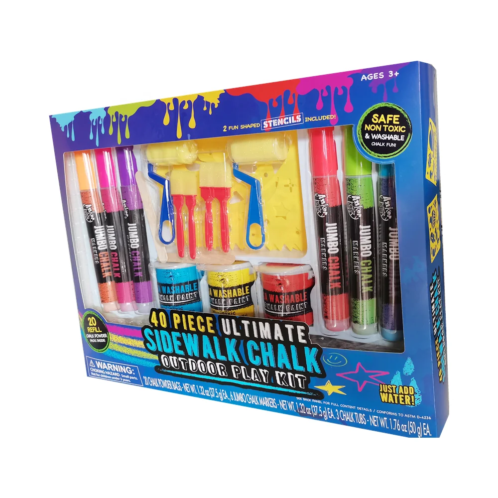 Factory custom 40PIECE chalk paint box deluxe set