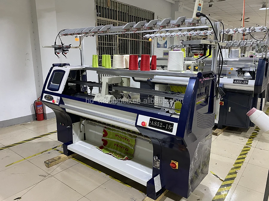Fully Computerized  Collar and Sweater Machine fully jacquard Supply 3 years Warranty made in China