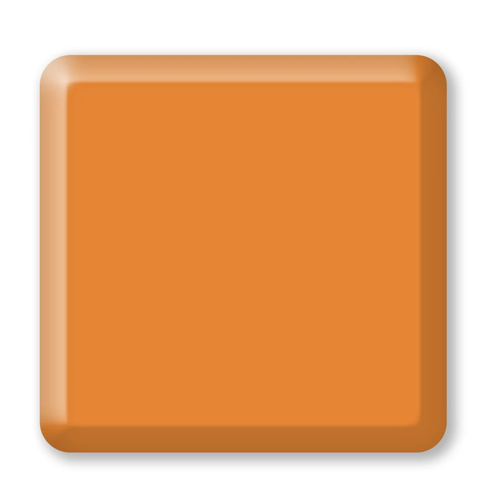 Energy Orange 100% acrylic solid surface 3660*760*12mm price perspex acrylic board sheets