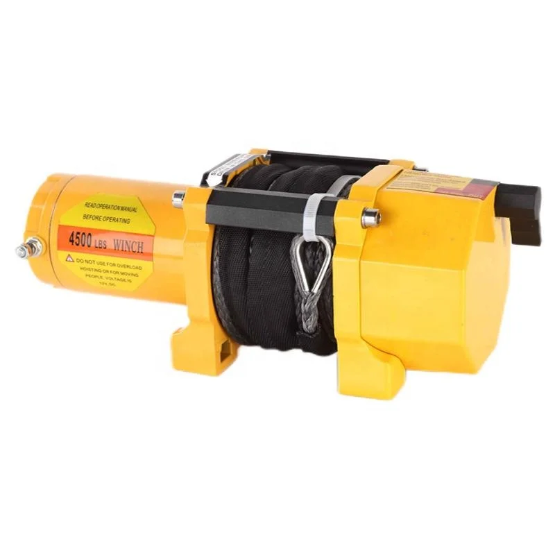 portable 12v/24v small electric winch atv anchor winch