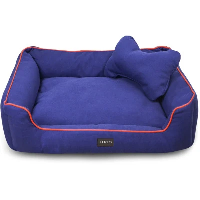 Wholesale luxury dog bed pet bed sofa comfortable and soft can be fully removable and washable