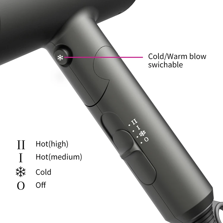 PRITECH High Quality Custom Professional Foldable Travel Salon Hair Dryer