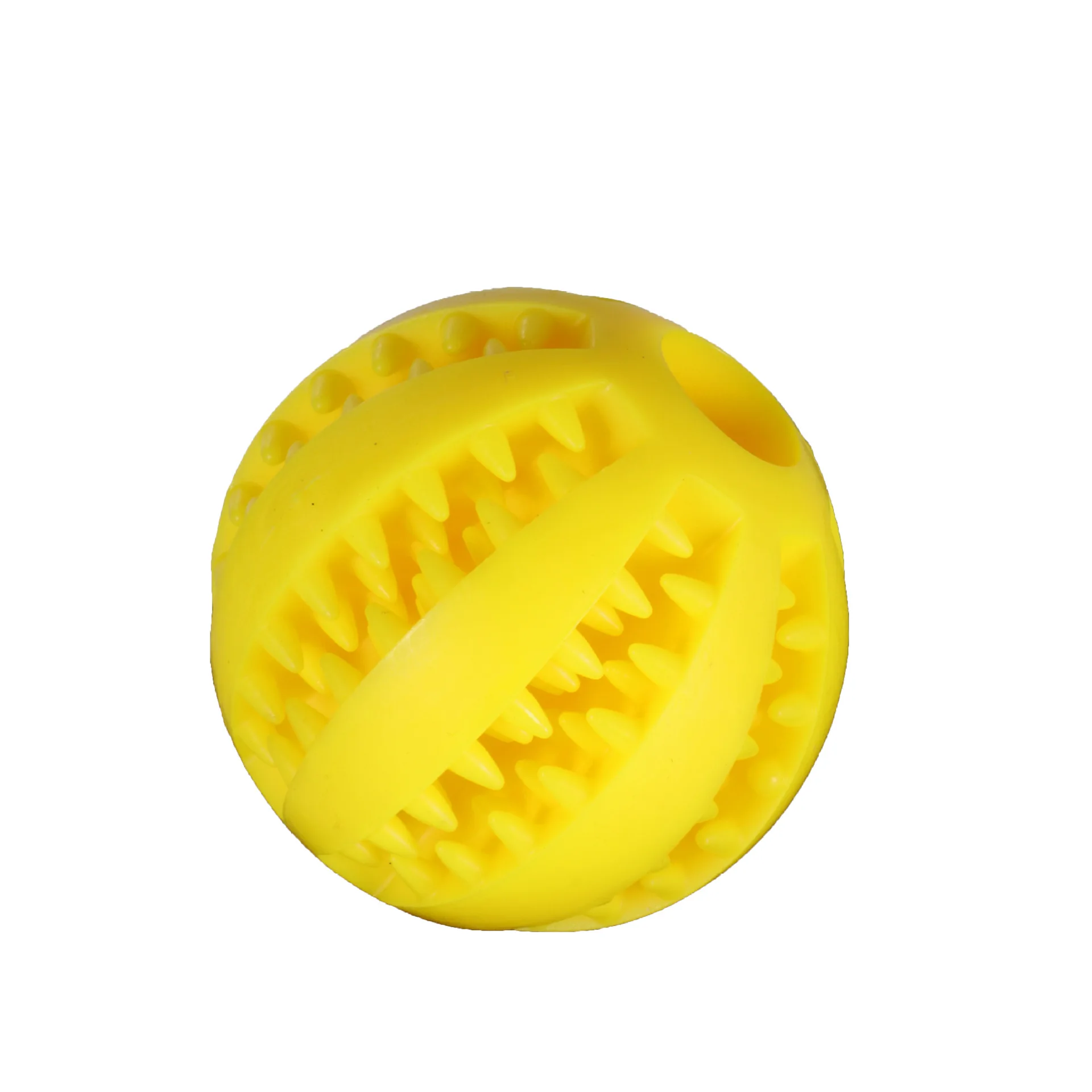 Rubber Indestructible Squeaky Treat Puzzle Juguetes Para Perros Interactive Pet Ball Chew Dog Toy