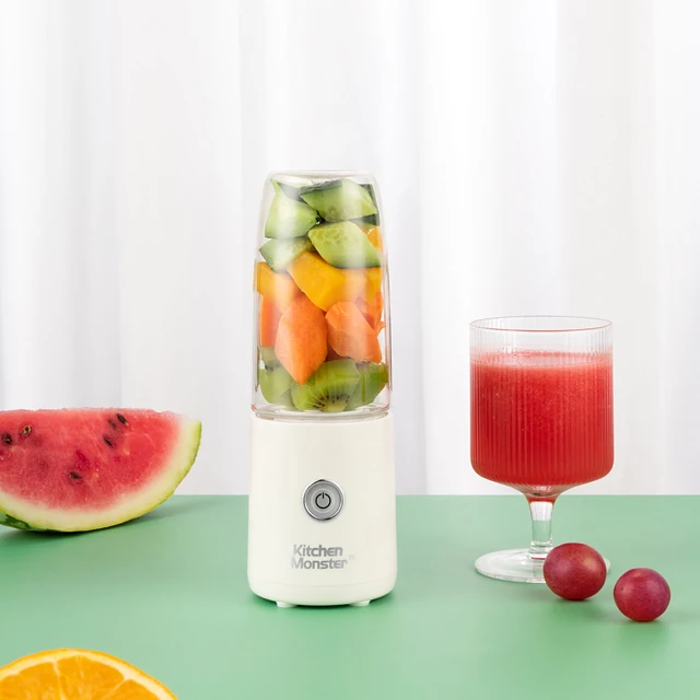 hot sale high speed 6 blades mini usb  portable fruit juicer blender