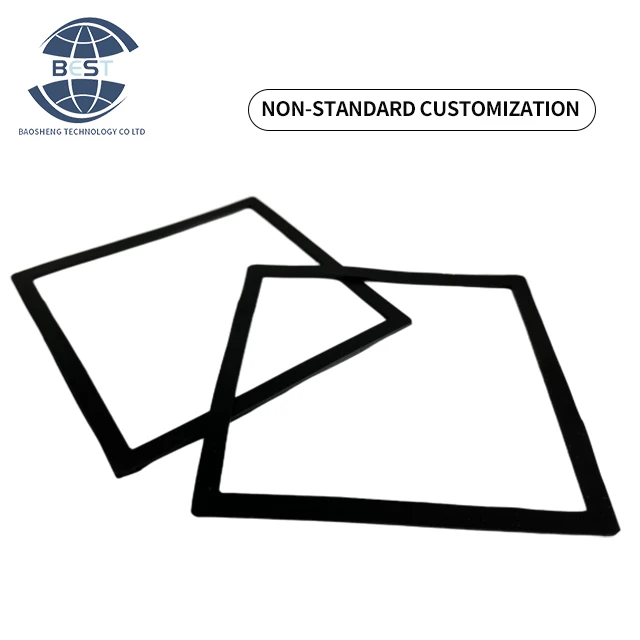 Non-standard customizable silicone fluorine rubber NBR VMQ FKM NBR rubber gasket