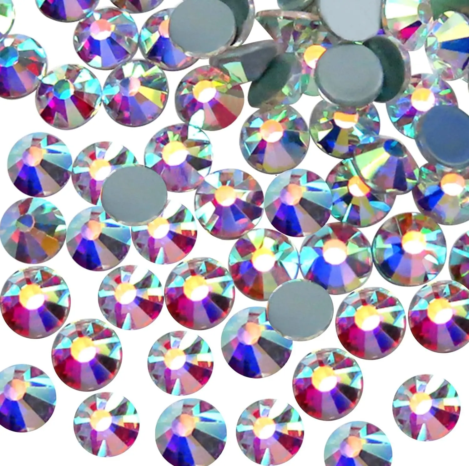 super shine quality good price popular crystal AB color heat transfer hotfix stone