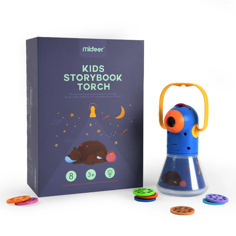 MD1103 Mideer Children Multifunction Projector Birthday Present Star Light Kids Storybook Speech Therapy Toys